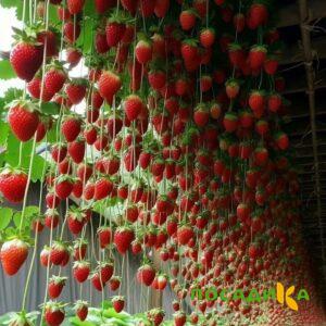 Клубника ампельная Анастасия купить по цене от 370р. в интернет-магазине «Посадика» с доставкой почтой в в Ярцевое и по всей России – [изображение №1].